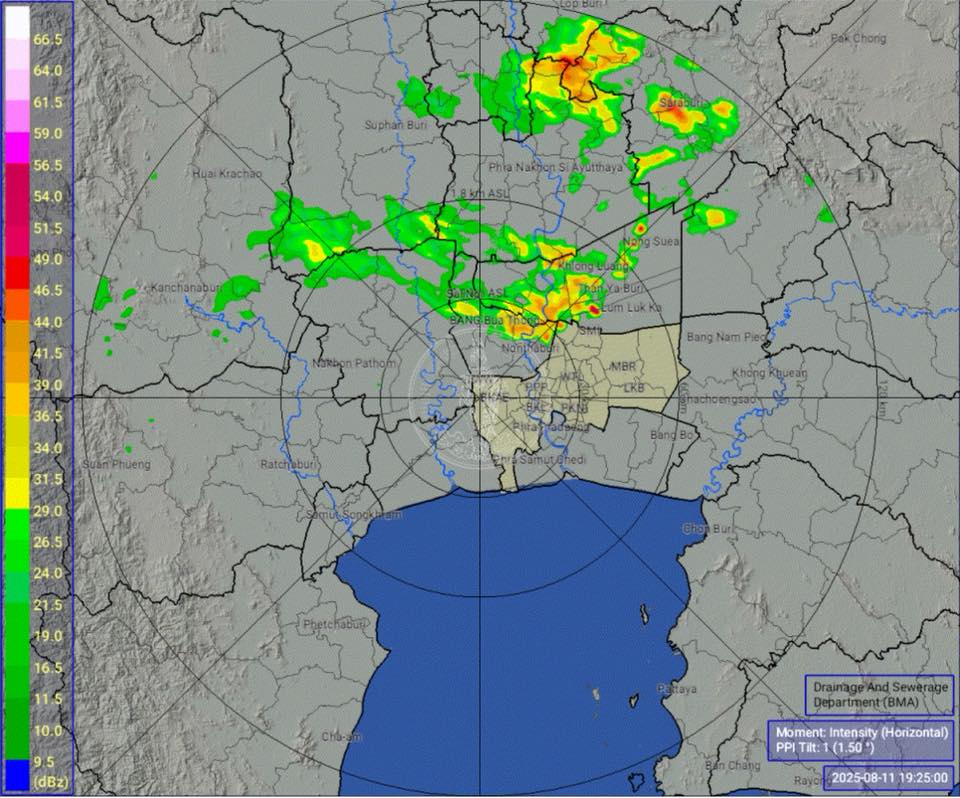 ฝนมาแล้วจ้า ตกอยู่หลายแห่ง ค่ำนี้ที่ไหนยังไงจ้า ?