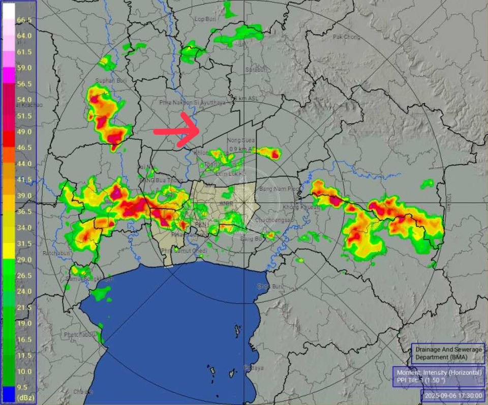 อั๊ยหย๊า ฝนฟ้าคะนอง มาอีกแล้วๆ นนทบุรี