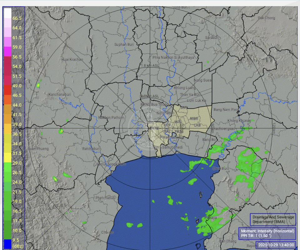 ฝนมาแล้วๆ โปรยปรายหลายแห่งนนทบุรี แถมอากาศเย็นๆ ที่ไหนยังไงน้าา