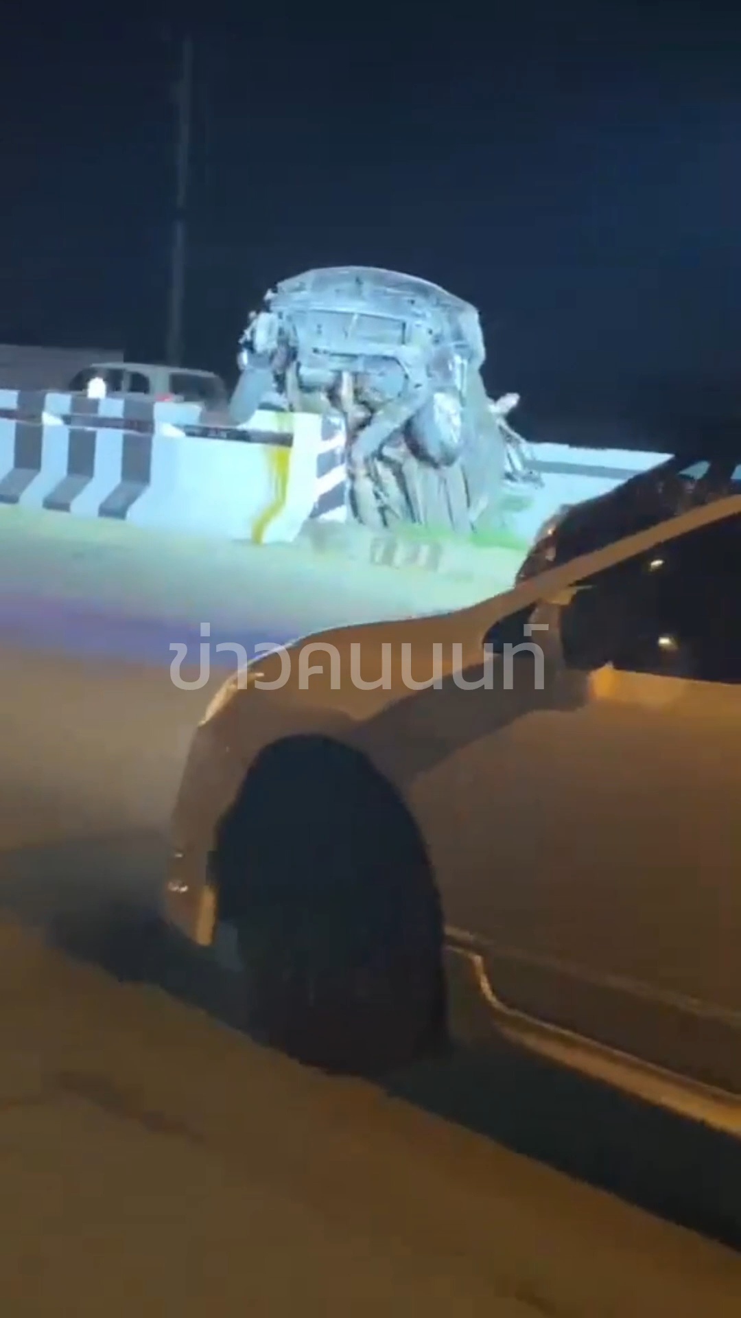 อุบัติเหตุ…รุนแรง สะพานข้ามคลองบ้านกล้วย