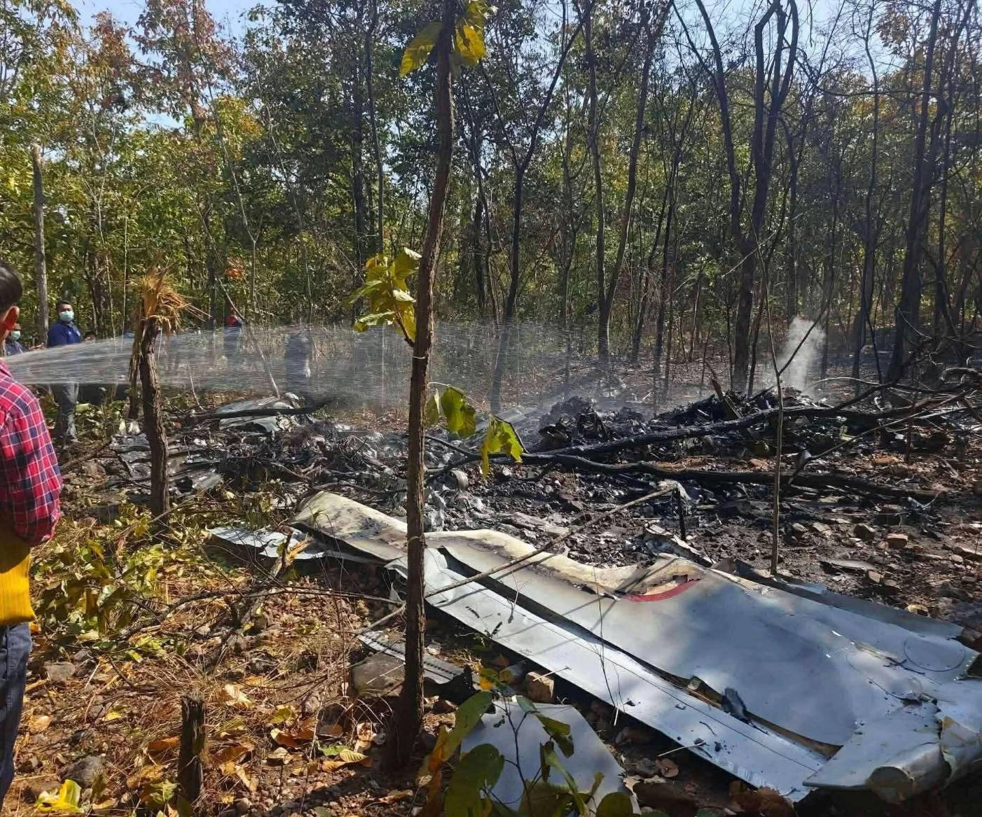 ด่วน!! รับแจ้ง เครื่องบินทางทหาร AT6 wolverine ตก