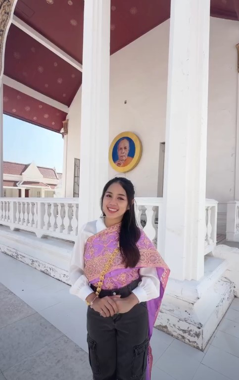 แต่ง ชุดสไบนุ่งยีนส์ เที่ยวนนท์ ยลวิถีคลองอ้อม