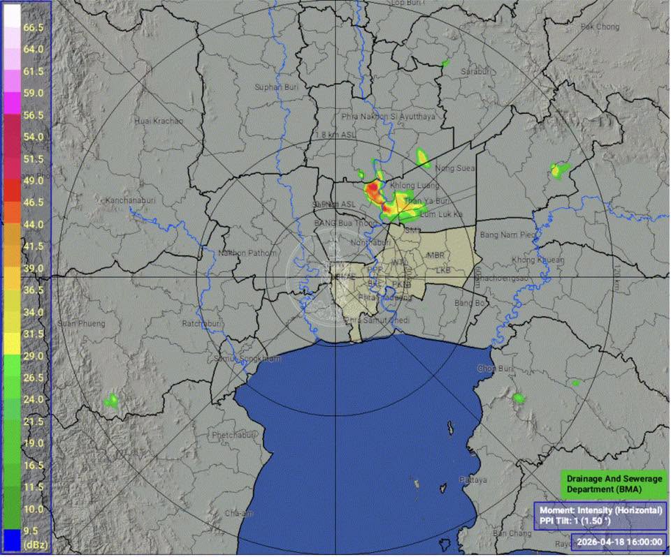 ฝนมาอีกแล้วๆ แต่..ยังอยู่ปทุมธานี นนทบุรี รอลุ้นต่อไป